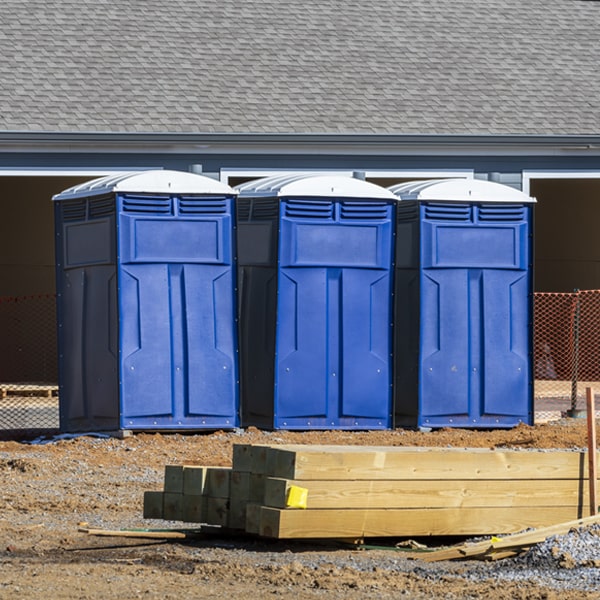 what is the maximum capacity for a single porta potty in Carl Junction